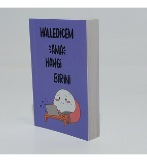 Motto Tasarım Cep Defteri (1 Adet)