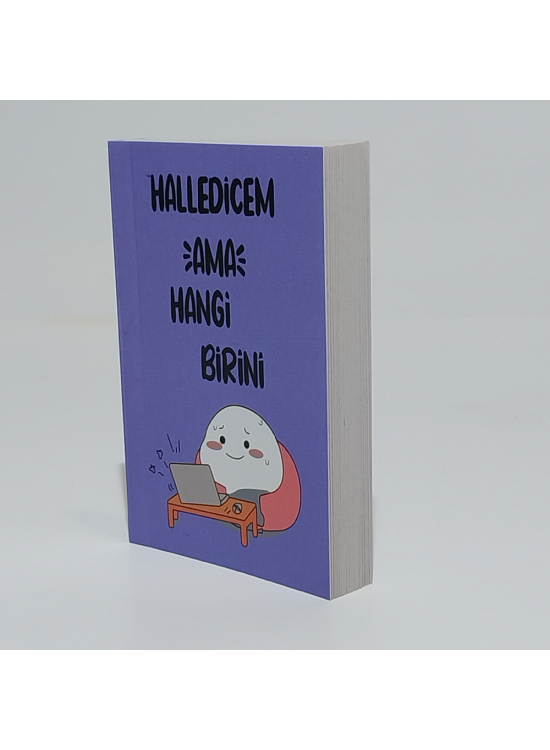 Motto Tasarım Cep Defteri (1 Adet)