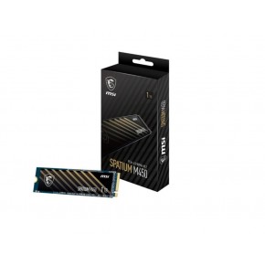 Msi 1TB Spatium M450 V1 NVMe PCIe Gen4 x4 Okuma 3400MB – Yazma 2400MB M.2 SSD Disk