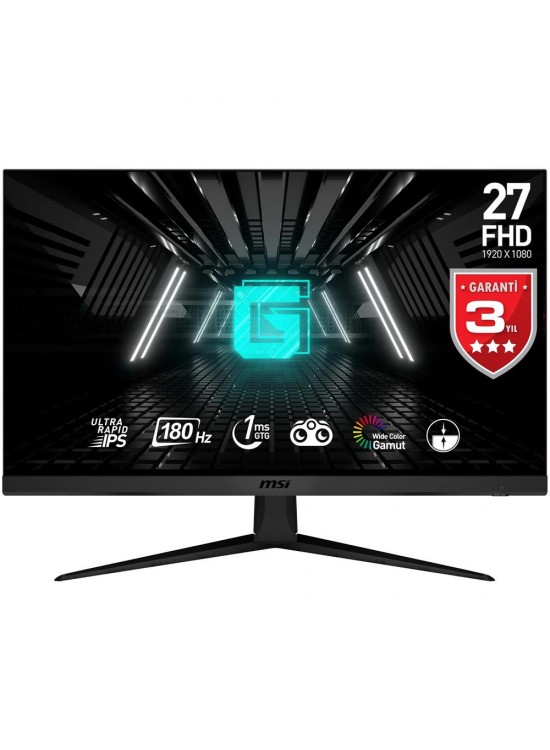Msi 27" G2712F 1920x1080 (FHD) 16:9 FLAT ULTRA RAPID IPS 180HZ 1MS ADAPTIVE-SYNC Gaming Monitör