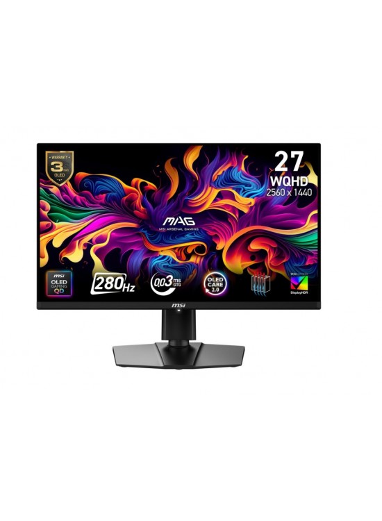 Msi 27" Mag 274QP QD-OLED X24 240Hz 0.03ms HDMI DP Premium HDR Pivot WQHD QD-OLED Gaming Monitör Msi 27" Mag 274QP QD-OLED X24 240Hz 0.03ms HDMI DP Premium HDR Pivot WQHD QD-OLED Gaming Monitör