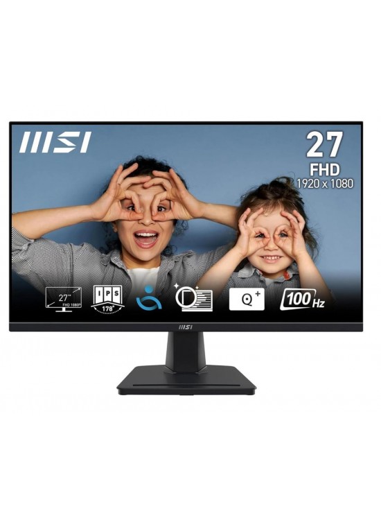 Msi 27" Pro MP275 Kurumsal Monitör Flat FHD IPS 100Hz 1ms Anti-Glare Siyah Monitör