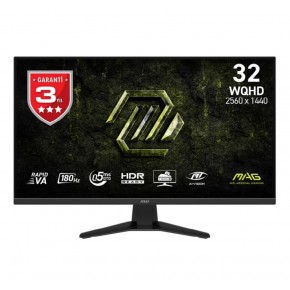 MSI 31.5" 325QF E18V 180Hz 0.5ms 2K 2560x1440 (WQHD) 16:9 Flat Rapid VA Adaptive-Sync Gaming Monitor