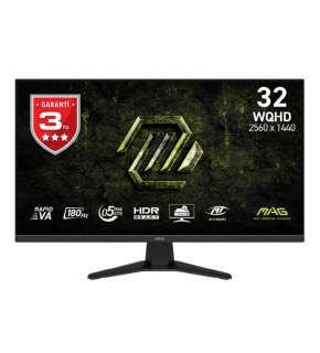 MSI 31.5" 325QF E18V 180Hz 0.5ms 2K 2560x1440 (WQHD) 16:9 Flat Rapid VA Adaptive-Sync Gaming Monitor