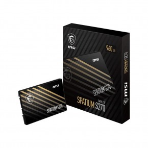 Msi 960GB Spatium S270 SATA 3.0 (500MB Okuma - 450MB Yazma) Ssd Disk