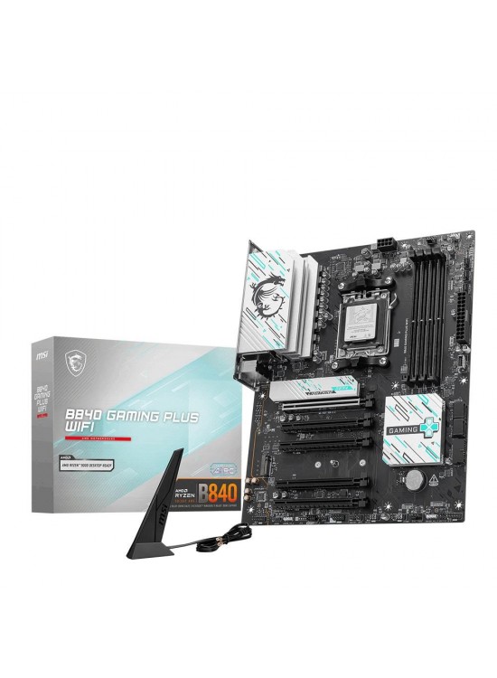 Msı B840 Gaming Plus Wifi 8000MHz (OC) DDR5 Soket AM5 M.2 HDMI ATX Anakart Msı B840 Gaming Plus Wifi 8000MHz (OC) DDR5 Soket AM5 M.2 HDMI ATX Anakart