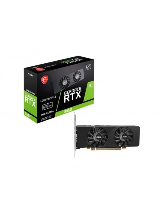 Msi GeForce RTX3050 LP E 6G OC GDDR6 96Bit DX12 Gaming (Oyuncu) Ekran Kartı