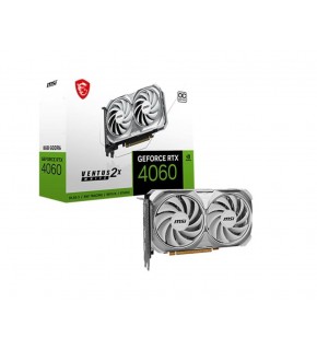 Msi GeForce RTX4060 Ventus 2X White 8G OC 8GB GDDR6 128Bit Ekran Kartı (3xDP 1xHDMI)