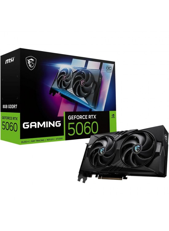 Msi Geforce RTX5060 8G Gaming OC RTX5060 8GB GDDR7 128B DX12 PCIE 5.0 X16 (3XDP 1XHDMI) Ekran Kartı Msi Geforce RTX5060 8G Gaming OC RTX5060 8GB GDDR7 128B DX12 PCIE 5.0 X16 (3XDP 1XHDMI) Ekran Kartı