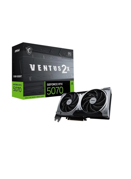 Msi GeForce RTX5070 12G VENTUS 2X OC 12GB GDDR7 192 Bit DLSS 4 Ekran Kartı