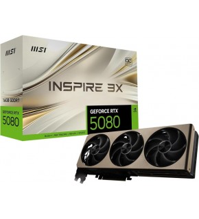 Msi GeForce RTX5080 16G INSPIRE 3X OC 16GB GDDR7, DPx3, HDMIx1, DLSS 4 Ekran Kartı