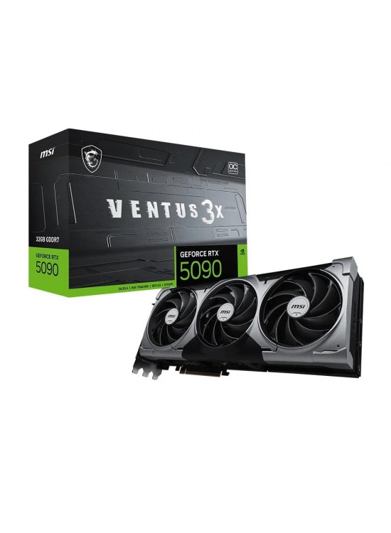 Msı GeForce RTX5090 32G VENTUS 3X OC 32GB GDDR7 512 Bit DLSS 4 Ekran Kartı Msı GeForce RTX5090 32G VENTUS 3X OC 32GB GDDR7 512 Bit DLSS 4 Ekran Kartı