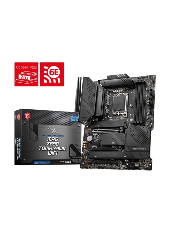 Msi Mag Z690 Tomahawk Wifi Soket 1700 DDR5 6400(Oc) Pcı-E Gen 5 M.2 Wi-Fi6 Atx Anakart Msi Mag Z690 Tomahawk Wifi Soket 1700 DDR5 6400(Oc) Pcı-E Gen 5 M.2 Wi-Fi6 Atx Anakart