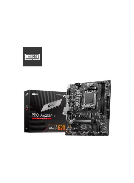 Msı Pro A620M-E Ddr5 6800Mhz Matx Am5 ( Amd Am5 7000 Serisi İşlemci Uyumlu) Anakart Msı Pro A620M-E Ddr5 6800Mhz Matx Am5 ( Amd Am5 7000 Serisi İşlemci Uyumlu) Anakart