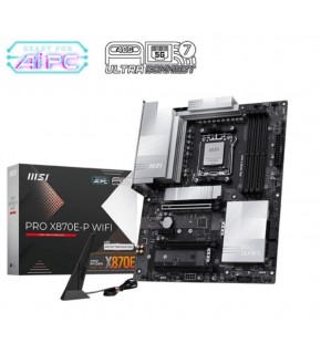 Msi Pro X870E-P WIFI DDR5 AMD X870E AM5 Soket DDR5 8200+(OC)MHz ATX Oyuncu (Gaming) Anakart