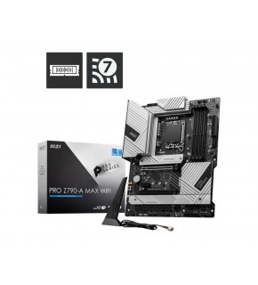 Msi Pro Z790-A Max WIFI DDR5 Intel Z790 Soket 1700 DDR5 7800(OC)MHz ATX Gaming (Oyuncu) Anakart