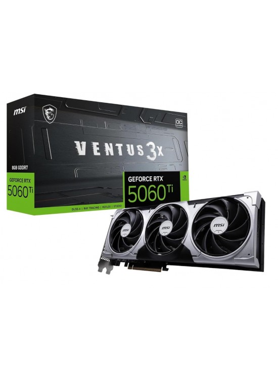 Msi RTX5060TI 8G Ventus 3X OC G506T-8V3C 128 Bit GDDR7 8 GB DX12 (3xdp 1xhdmi) Ekran Kartı Msi RTX5060TI 8G Ventus 3X OC G506T-8V3C 128 Bit GDDR7 8 GB DX12 (3xdp 1xhdmi) Ekran Kartı