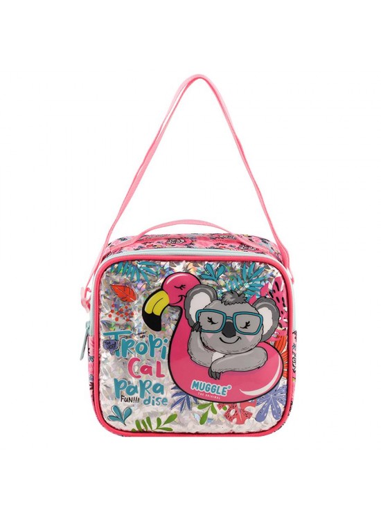 Muggle Beslenme Çantası Tropikal Pradice Pembe Mu-8942