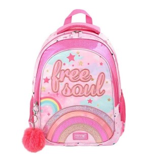 Muggle İlkokul Çantası Glıtter Raınbow Koleksiyonu Mu-9060