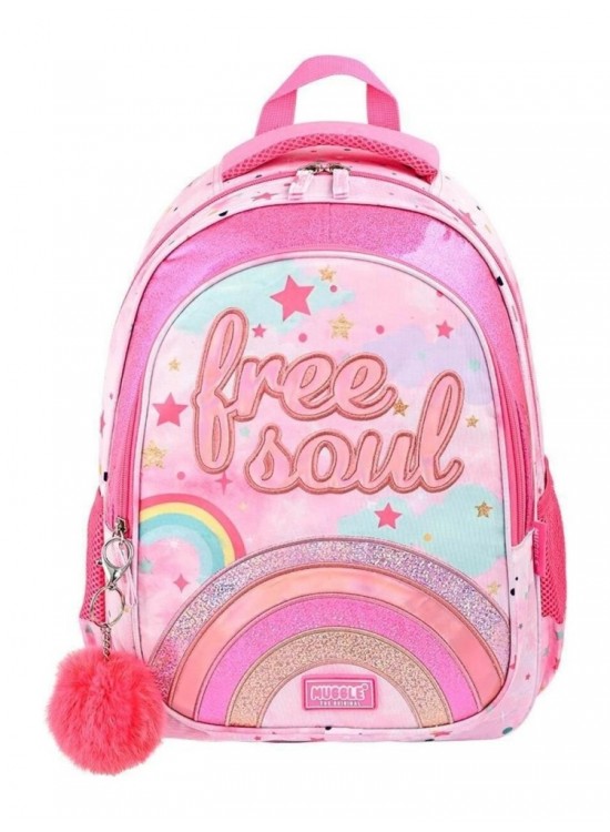 Muggle İlkokul Çantası Glıtter Raınbow Koleksiyonu Mu-9060 Muggle İlkokul Çantası Glıtter Raınbow Koleksiyonu Mu-9060