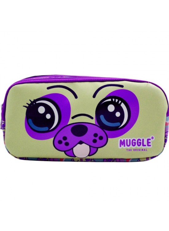 Muggle Kalem Çantası Dog Mor Mu-7020