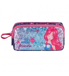 Muggle Kalem Çantası Marmaid Lacivert Mu-8874