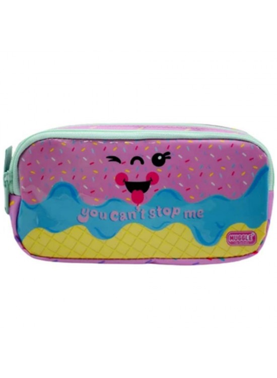 Muggle Kalem Çantası Pink Ice Cream Pembe Mu-8713 Muggle Kalem Çantası Pink Ice Cream Pembe Mu-8713