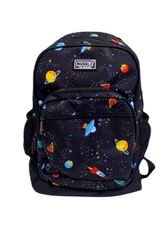 Muggle Okul Çantası Ot-Galaxy Siyah Mu-0402