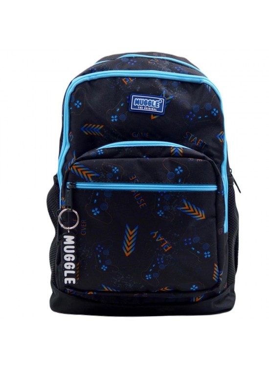 Muggle Okul Çantası Ot-game Over Siyah Mu-0389