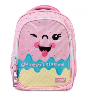 Muggle Okul Çantası Pink Ice Cream Pembe Mu-8652