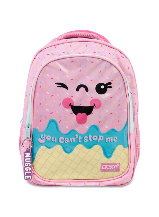 Muggle Okul Çantası Pink Ice Cream Pembe Mu-8652 Muggle Okul Çantası Pink Ice Cream Pembe Mu-8652