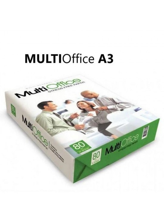 Multi Office Fotokopi Kağıdı 500 LÜ A3 80 GR (stressiz kağıt)
