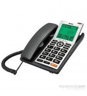 Multitek MC 140 Siyah Ekranlı Arayan Numara Gösteren Handsfree Masa Üstü Telefon