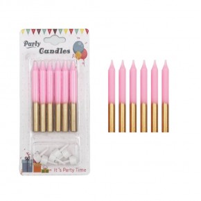 Mum İnce 2 Renk 8cm 6 Lı