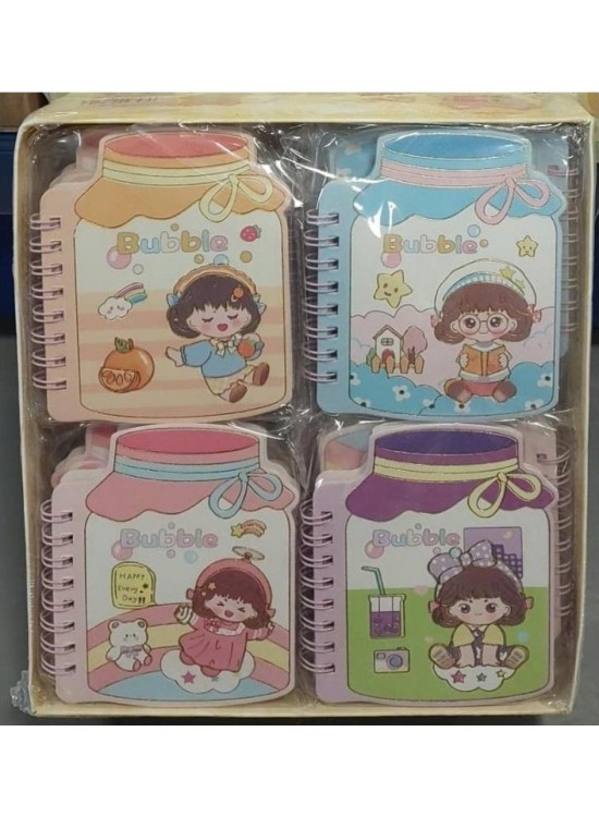 Munis Not Defteri Simli Bubble 0724 (1 Adet)