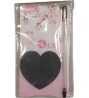 Munis Yapışkanlı Not Kağıdı Kalemli Siyah Kalp 95-233 (1 Adet)