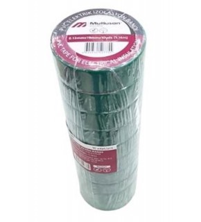 Mutlusan 10-19 İzole Bant 10lu(Elektrik Bant) Yeşil 065133151019