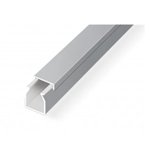 Mutlusan Kablo Kanalı 12 X12 Metalik Gri Yapışkanlı 2mt (001 155 012012 20 56 )