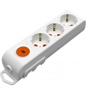 Mutlusan Rı-Tech 3lü Anahtarlı Topraklı Klemens Grup Priz  (001 175 320001 00 00)