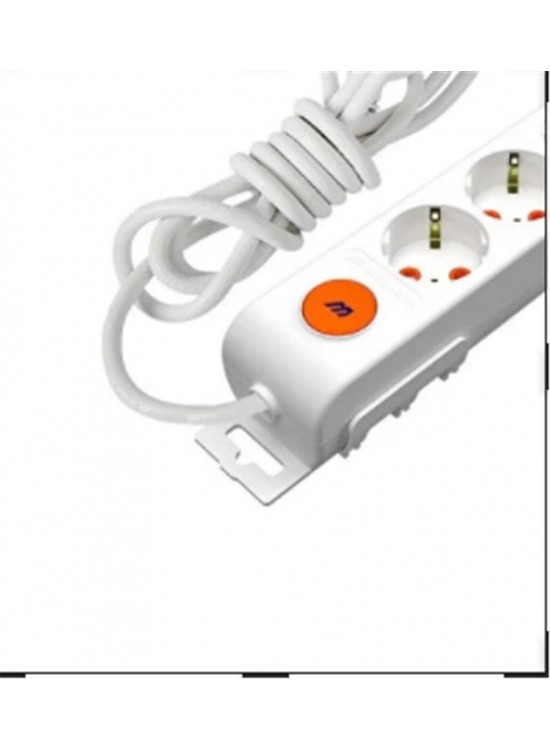 Mutlusan Rı-Tech 2li 2mt AnahtarTopraklı  Grup Priz (001 175 220002 02 00)