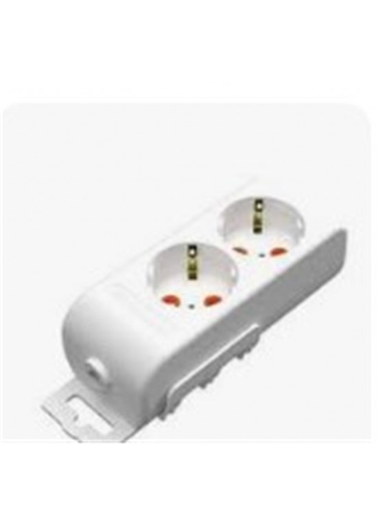 Mutlusan Rı-Tech 2li Topraklı Grup Priz Klemensli (001 175 210001 01 00) Mutlusan Rı-Tech 2li Topraklı Grup Priz Klemensli (001 175 210001 01 00)