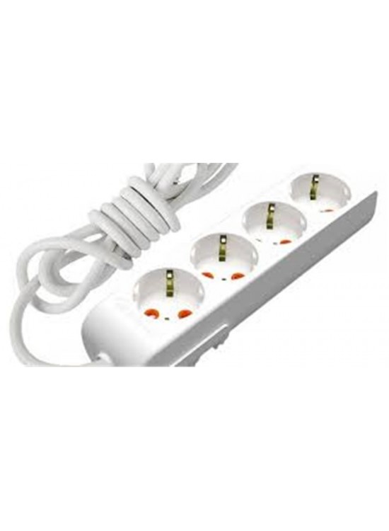 Mutlusan Rı-Tech 4lü 3mt Topraklı Grup Priz (001 175 410002 03 00)