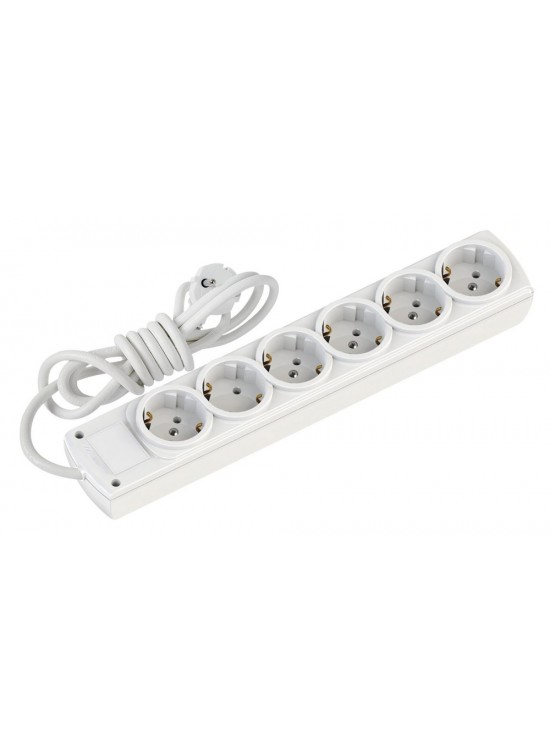 Mutlusan Rı-Tech 6lı 2mt Topraklı  Grup Priz  (001 175 610002 02 00)