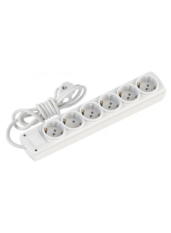 Mutlusan Rı-Tech 6lı 3mt Topraklı  Grup Priz  (001 175 610002 03 00)