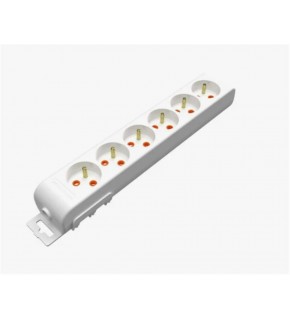 Mutlusan Rı-Tech 6lı Ups Klemensli Topraklı  Grup Priz  (001 175 630001 00 00)