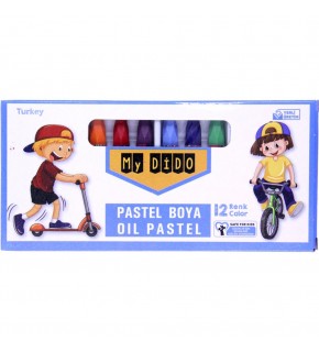 My Dido Pastel Boya Karton Kutu Köşeli 12 Renk MY622