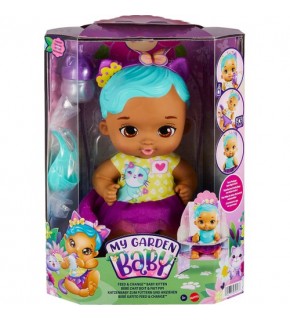 My Garden Baby Yavru Kedi Bebeğimin Bakım Zamanı: Mavi Saçlı Bebek HHL22