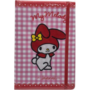 My Melody Vegan Deri Günlük A5 100 Gr 192 Syf Lastikli Kener Boyalı Nakışlı 525-2094