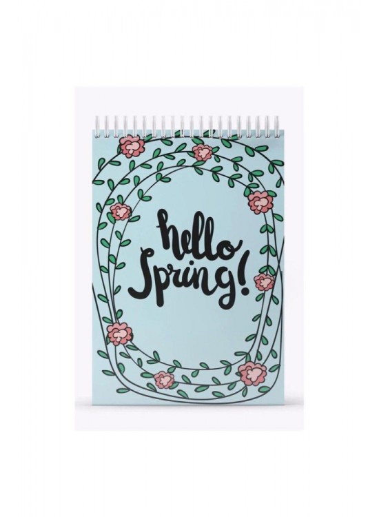 My Mia Art Motto Bloknot Seri Hello Spring 12x17