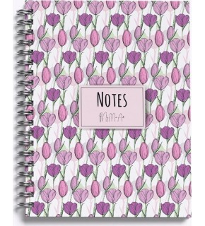 My Mia Art Sert Kapaklı Defter Yaz Seri Tulip-midi 14x20